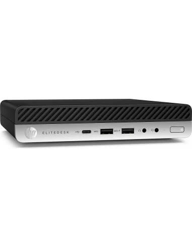 HP EliteDesk 800 G3 Refurbished Intel® Core™ i5 8 GB DDR4-SDRAM 256 GB SSD Windows 10 Pro Escritorio Mini PC Negro, Plata