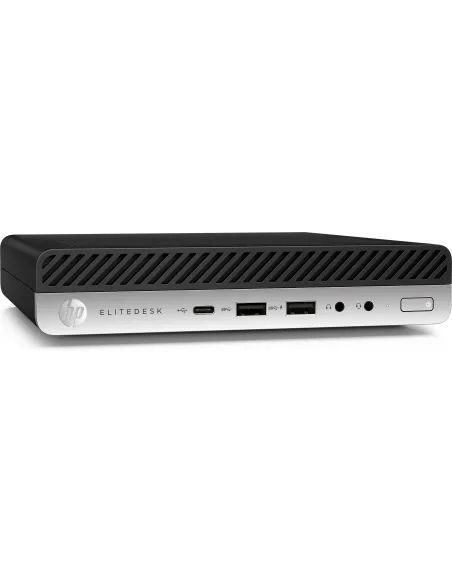 HP EliteDesk 800 G3 Refurbished Intel® Core™ i5 8 GB DDR4-SDRAM 256 GB SSD Windows 10 Pro Escritorio Mini PC Negro, Plata