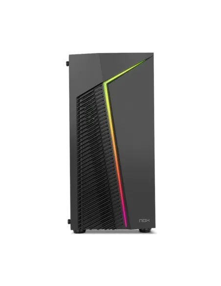 Caja ordenador gaming nox infinity zeta m - atx argb cristal templado negro