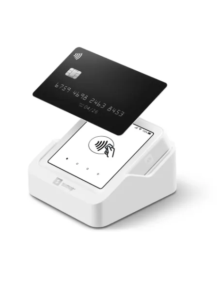 SumUp Solo lector de tarjeta inteligente Batería Wi-Fi Blanco