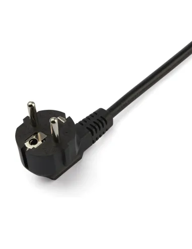 StarTech.com Cable de 2m de Alimentación en Y para Ordenador, 18AWG, EU Schuko a 2x C13, 10A 250V, Cable de Alimentación de CA