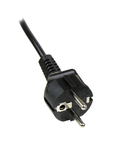 StarTech.com Cable de 2m de Alimentación para Portátiles, Enchufe UE a C5, 2,5A 250V, 18AWG, Cable de Repuesto para Cargador,
