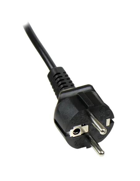 StarTech.com Cable de 2m de Alimentación para Portátiles, Enchufe UE a C5, 2,5A 250V, 18AWG, Cable de Repuesto para Cargador,