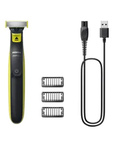 Philips Norelco OneBlade QP2724 10 afeitadora Máquina de afeitar de láminas Recortadora Gris, Cal