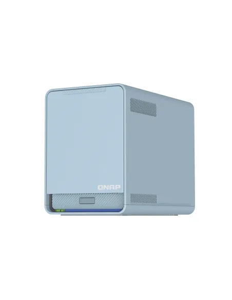 QNAP QMiroPlus-201W NAS Escritorio Intel® Celeron® J4125 4 GB DDR4 0 TB QNAP Turbo System Azul