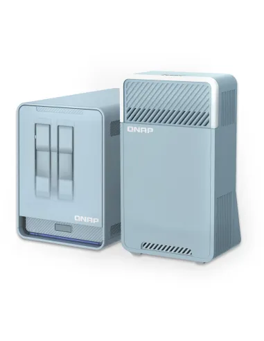 QNAP QMiroPlus-201W NAS Escritorio Intel® Celeron® J4125 4 GB DDR4 0 TB QNAP Turbo System Azul