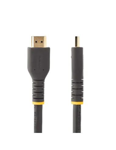 StarTech.com Cable de 10m HDMI Activo - HDMI 2.0 4K 60Hz UHD - Cable de Servicio Pesado - Resistente - con Fibra de Aramida -
