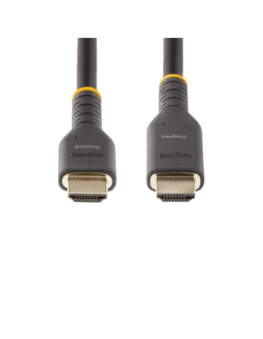 StarTech.com Cable de 10m HDMI Activo - HDMI 2.0 4K 60Hz UHD - Cable de Servicio Pesado - Resistente - con Fibra de Aramida -