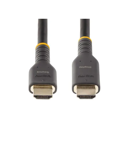 StarTech.com Cable de 10m HDMI Activo - HDMI 2.0 4K 60Hz UHD - Cable de Servicio Pesado - Resistente - con Fibra de Aramida -