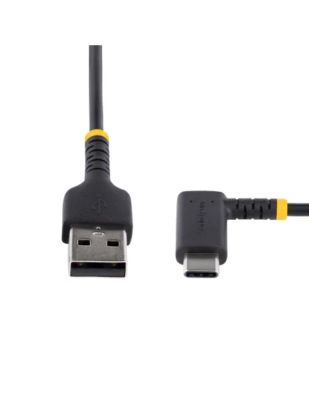 StarTech.com Cable de Carga USB-A a USB-C de 2m - Cable de Carga Rápida de Servicio Pesado USB Tipo C - Cable USB 2.0 - Cable