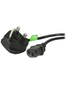 StarTech.com Cable de 1,8m de Alimentación de Ordenador, 18AWG, BS 1363 a C13, 10A 250V, Cable de Alimentación de Repuesto,