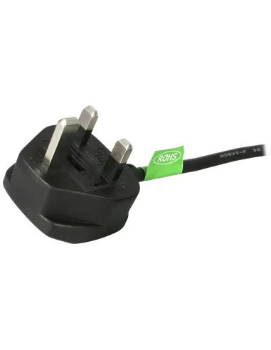 StarTech.com Cable de 1,8m de Alimentación de Ordenador, 18AWG, BS 1363 a C13, 10A 250V, Cable de Alimentación de Repuesto,