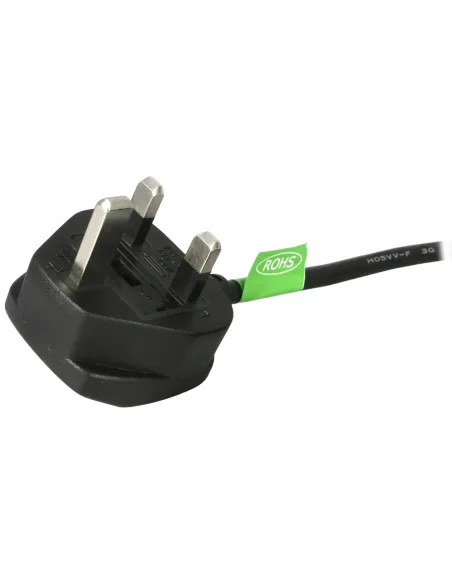 StarTech.com Cable de 1,8m de Alimentación de Ordenador, 18AWG, BS 1363 a C13, 10A 250V, Cable de Alimentación de Repuesto,