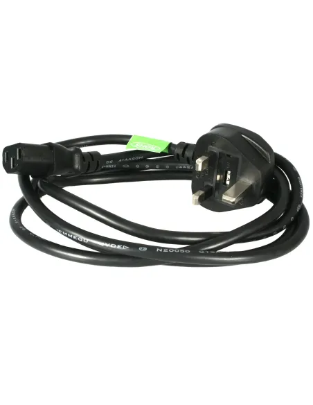StarTech.com Cable de 1,8m de Alimentación de Ordenador, 18AWG, BS 1363 a C13, 10A 250V, Cable de Alimentación de Repuesto,