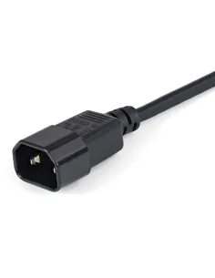 StarTech.com Cable de 1m de Extensión de Alimentación, C14 a C13, 10A 125V, 18AWG, Alargador de Cable de Corriente de 2