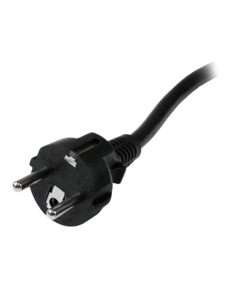 StarTech.com Cable de 2m de Alimentación de Ordenador, 16AWG, EU Schuko a C19, 16A 250V, Cable de Alimentación de Repuesto,