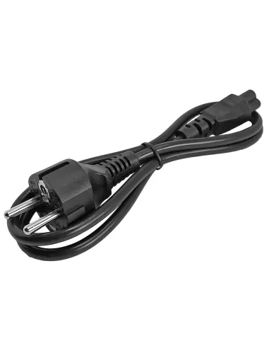 StarTech.com Cable de 1m de Alimentación para Portátiles, Enchufe UE a C5, 2,5A 250V, 18AWG, Cable de Repuesto para Cargador,