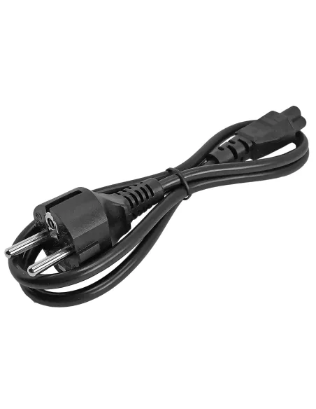 StarTech.com Cable de 1m de Alimentación para Portátiles, Enchufe UE a C5, 2,5A 250V, 18AWG, Cable de Repuesto para Cargador,