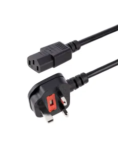 StarTech.com Cable de 3m de Alimentación de Ordenador, 18AWG, BS 1363 a C13, 10A 250V, Cable de Alimentación de Repuesto, Cable