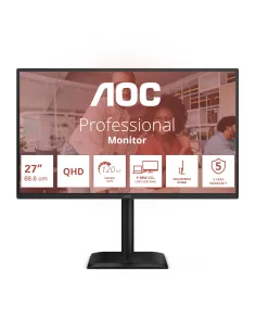 AOC E4 Q27E4CV pantalla para PC 68,6 cm (27") 2560 x 1440 Pixeles Quad HD LED Negro 2