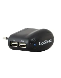 CoolBox UX-2 Universal Negro Corriente alterna Interior