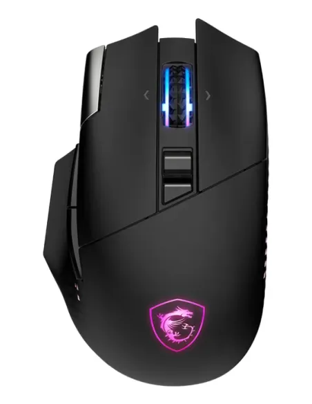 MSI S12-4301370-CLA ratón Juego mano derecha RF Wireless + Bluetooth + USB Type-A Óptico 26000 DPI