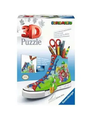 Puzzle 3d ravensburger sneaker -  super mario