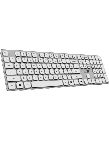 MSI FORGE K210 W COMBO WHITE teclado Ratón incluido Hogar   Oficina USB QWERTY Blanco