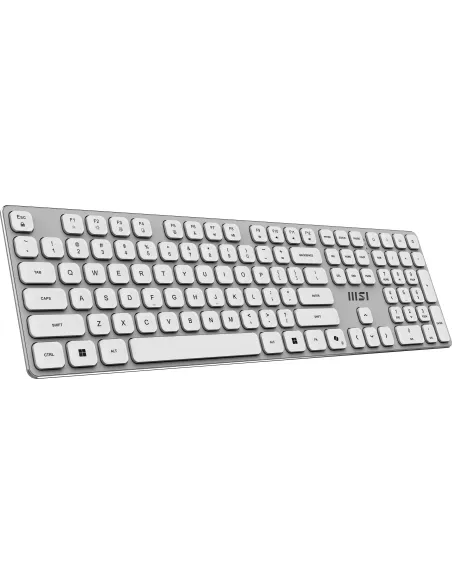 MSI FORGE K210 W COMBO WHITE teclado Ratón incluido Hogar   Oficina USB QWERTY Blanco
