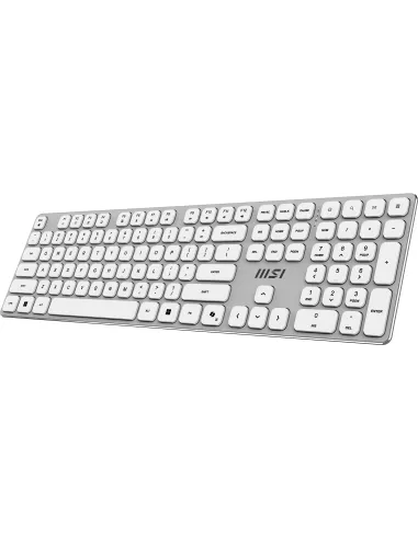 MSI FORGE K210 W COMBO WHITE teclado Ratón incluido Hogar   Oficina USB QWERTY Blanco