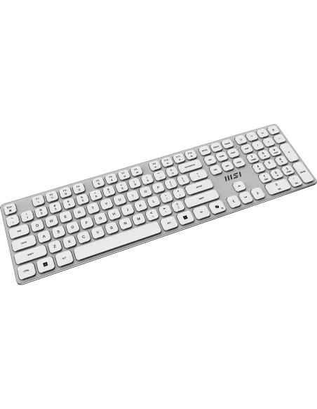 MSI FORGE K210 W COMBO WHITE teclado Ratón incluido Hogar   Oficina USB QWERTY Blanco