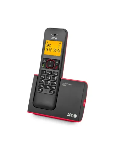 Telefono fijo inalambrico spc dect blade rojo