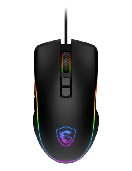 MSI FORGE GM300 ratón Juego Ambidextro USB tipo A Óptico 7200 DPI