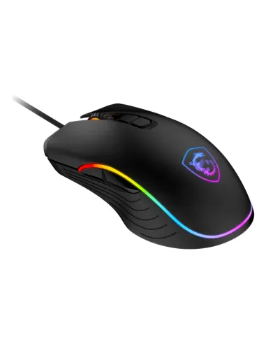 MSI FORGE GM300 ratón Juego Ambidextro USB tipo A Óptico 7200 DPI
