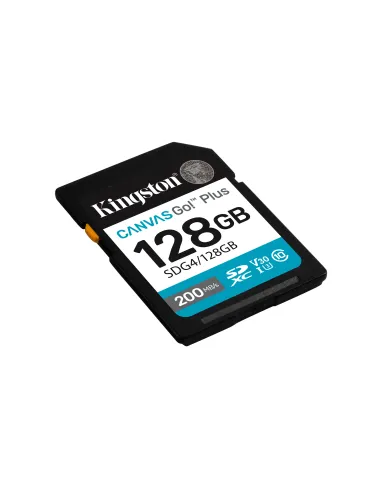 Kingston Technology Canvas Go! Plus 128GB SDXC Canvas Go Plus Gen4 200MB s C10 UHS-I U3 V30