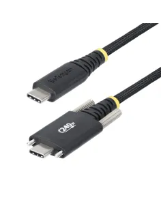 StarTech.com Cable de Carga USB-C de 2m con Fijación por Tornillo Lateral - Cable Cargador USB Tipo C - PD EPR 240W 5A - Cable
