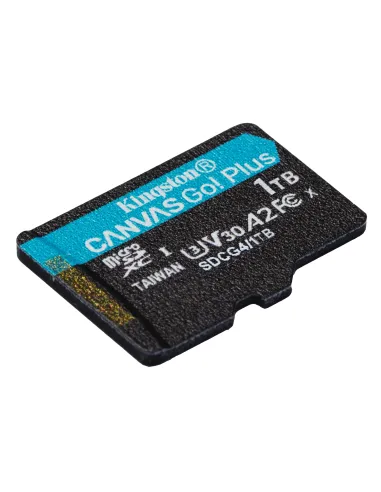 Kingston Technology Tarjeta microSDXC Canvas Go Plus Gen4 de 1 TB, 200 MB s, A2 U3 V30 y adaptador