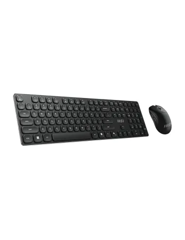 MSI FORGE K210 WIRELESS COMBO teclado Ratón incluido Hogar   Oficina USB Negro