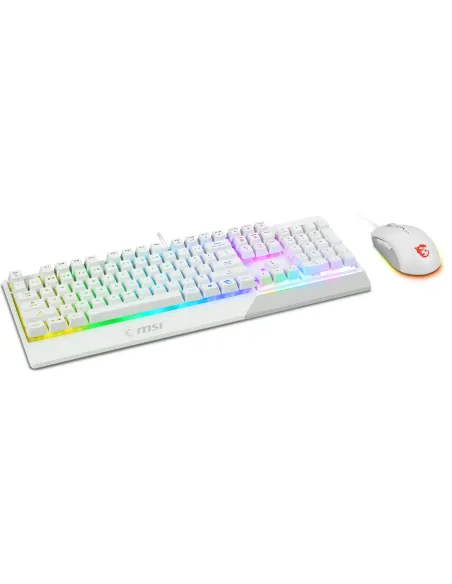 MSI S11-04ES305-CLA teclado Ratón incluido Juego USB QWERTY Italiano Blanco