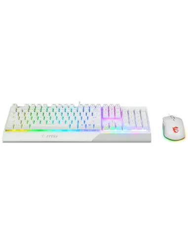 MSI S11-04ES305-CLA teclado Ratón incluido Juego USB QWERTY Italiano Blanco