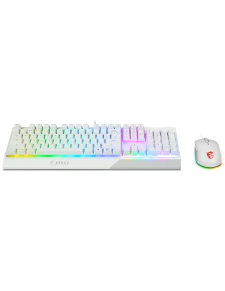 MSI S11-04ES305-CLA teclado Ratón incluido Juego USB QWERTY Italiano Blanco