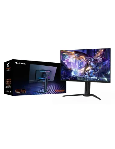 Gigabyte Monitor de juegos OLED AORUS FO32U2P de 32” - 3840 x 2160 (UHD), 240Hz, 0.03ms, 250 cd/m², KVM, FreeSync Premium Pro, D