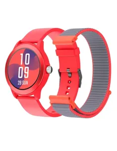 Smartwatch spc smartee duo vivo 1.27pulgadas rojo + correa