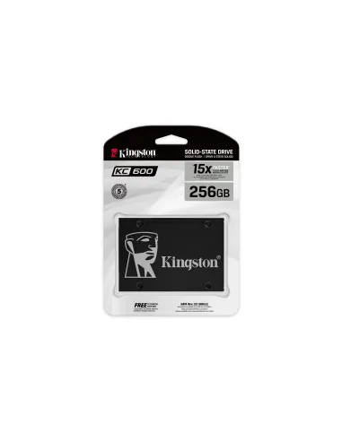Kingston Technology Disco SSD KC600 SATA3 2,5" de 256 G