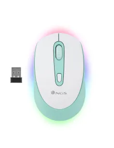 NGS SMOG MINT-RB ratón Juego Ambidextro RF Wireless + Bluetooth Óptico 2400 DPI
