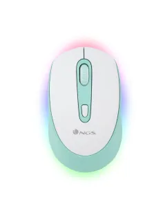 NGS SMOG MINT-RB ratón Juego Ambidextro RF Wireless + Bluetooth Óptico 2400 DPI 2