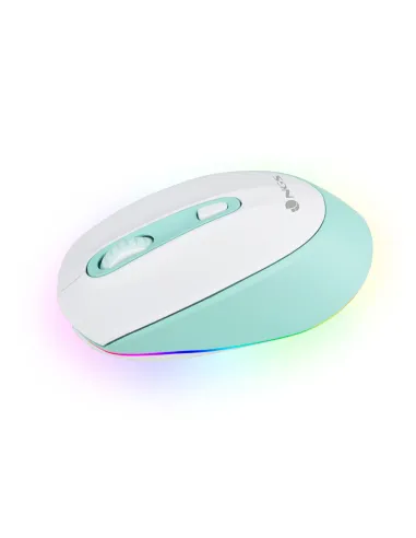NGS SMOG MINT-RB ratón Juego Ambidextro RF Wireless + Bluetooth Óptico 2400 DPI