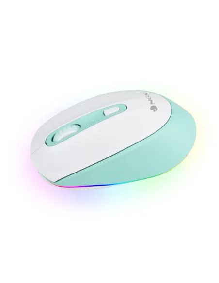 NGS SMOG MINT-RB ratón Juego Ambidextro RF Wireless + Bluetooth Óptico 2400 DPI