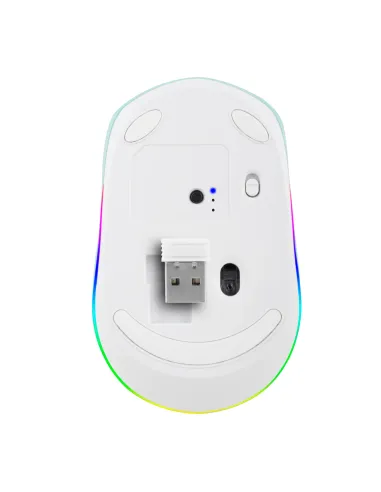 NGS SMOG MINT-RB ratón Juego Ambidextro RF Wireless + Bluetooth Óptico 2400 DPI