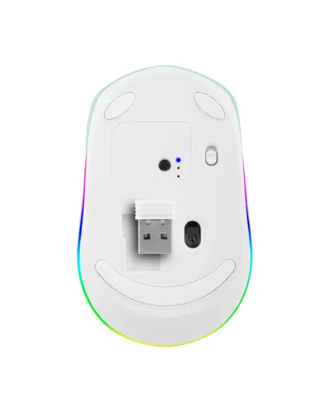 NGS SMOG MINT-RB ratón Juego Ambidextro RF Wireless + Bluetooth Óptico 2400 DPI